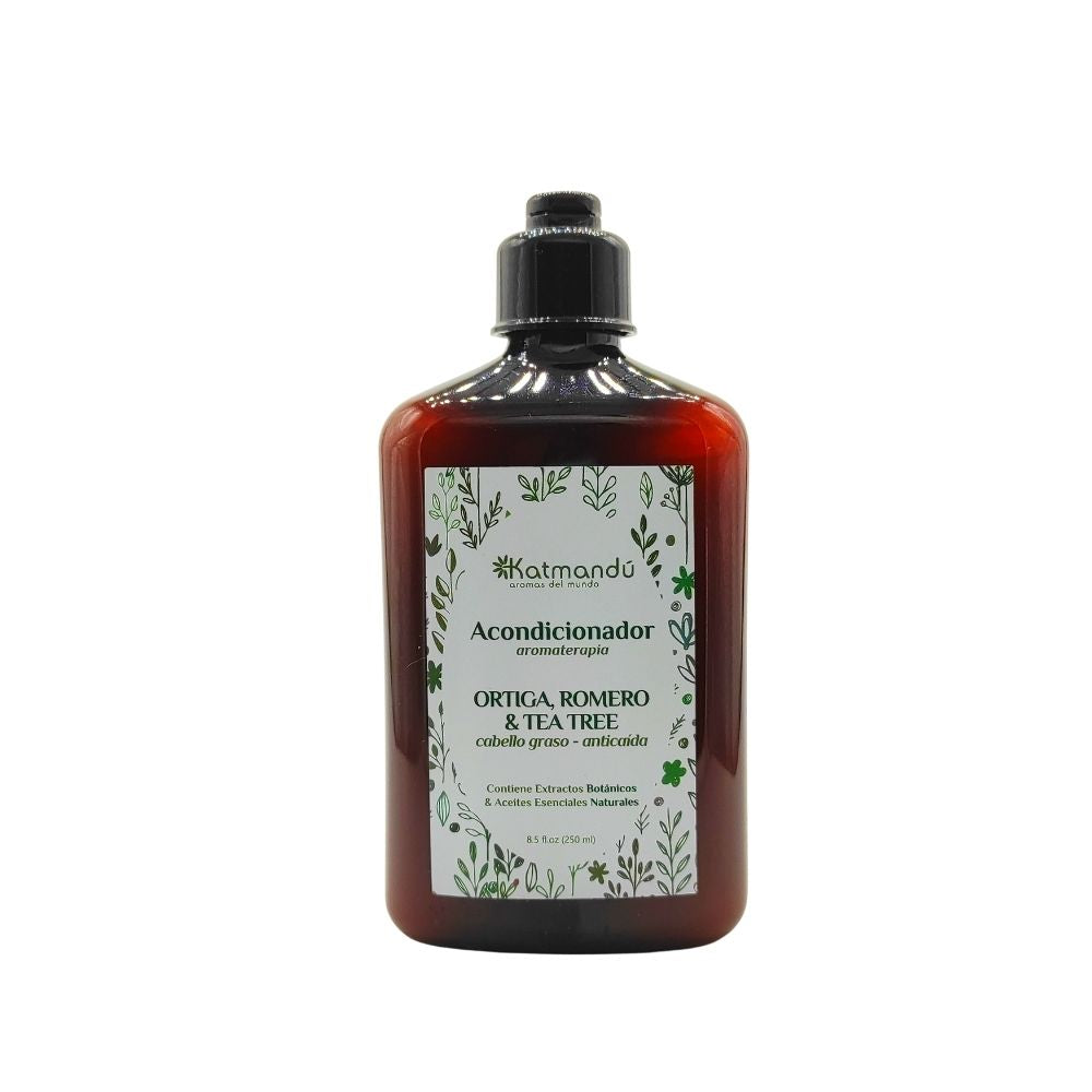 Acondicionador de Ortiga, Romero y Tea tree cabello graso-normal
