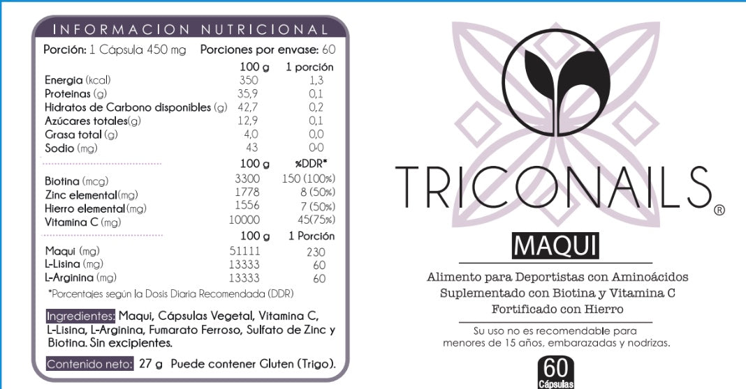 OFERTA 3 meses de Triconails Maqui