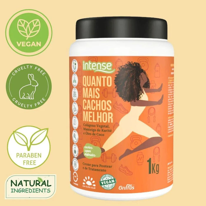 Crema para Peinar y Tratamiento 2 en 1 Divine Curls con filtro solar